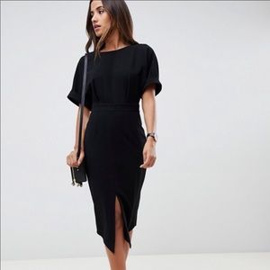 ASOS DESIGN wiggle midi dress